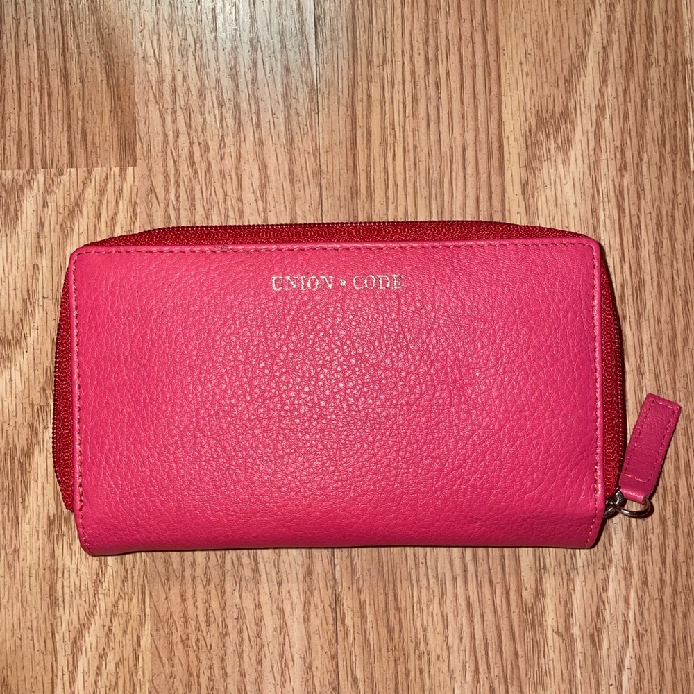 Pink Union Code Wallet - Picture 2 of 5